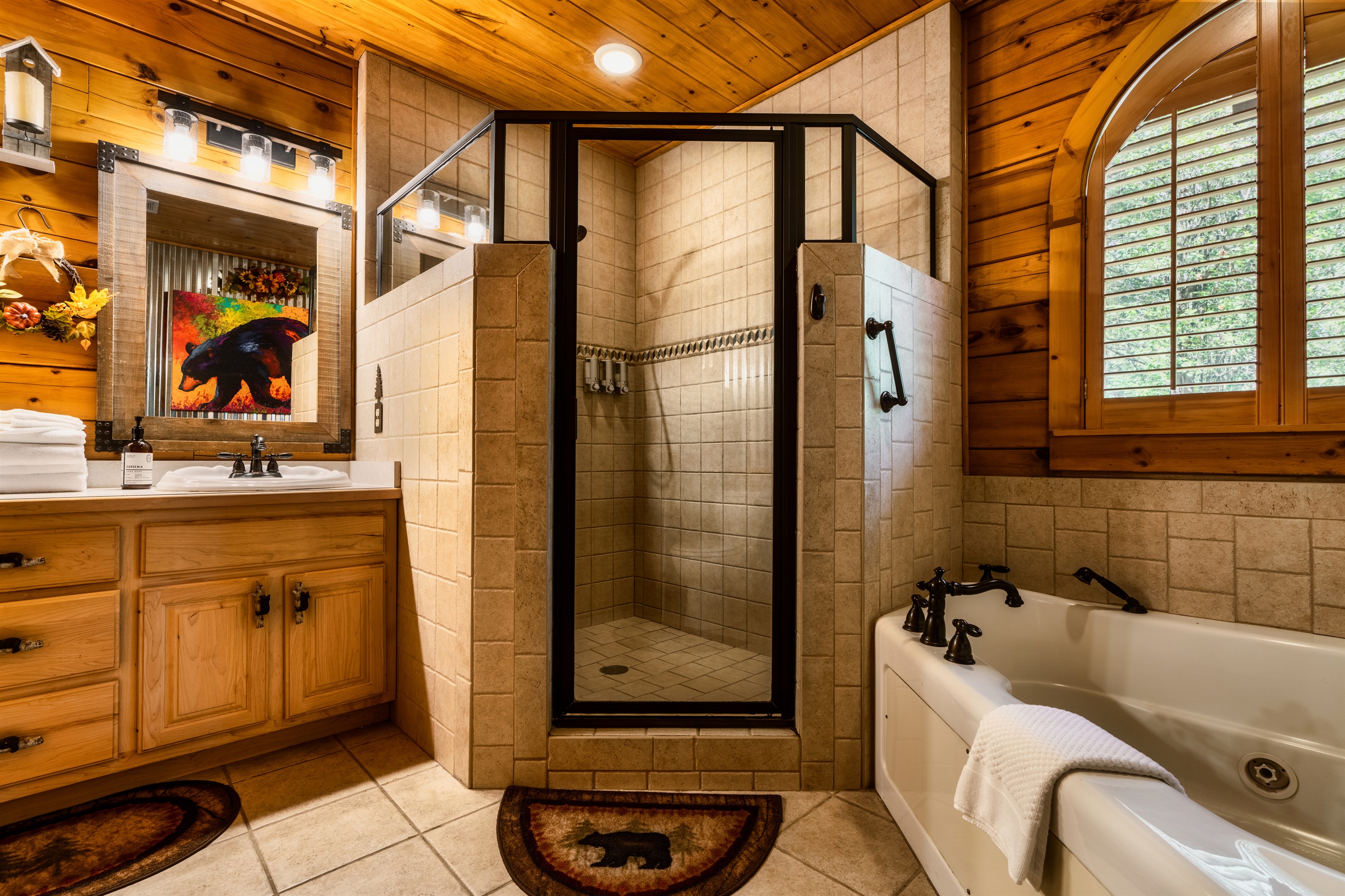 Main level king bathroom