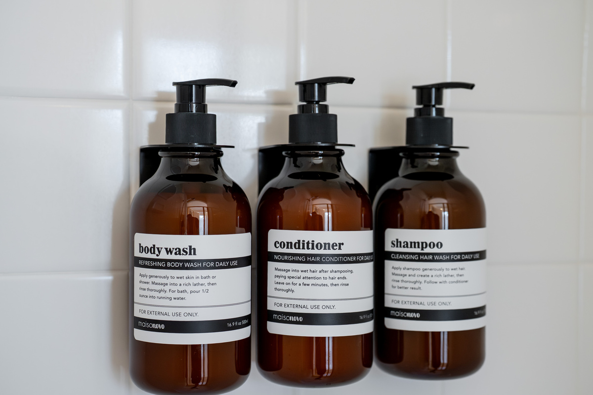 Complimentary shampoo, conditioner, and body wash are provided, helping you travel lighter and enjoy a comfortable stay.