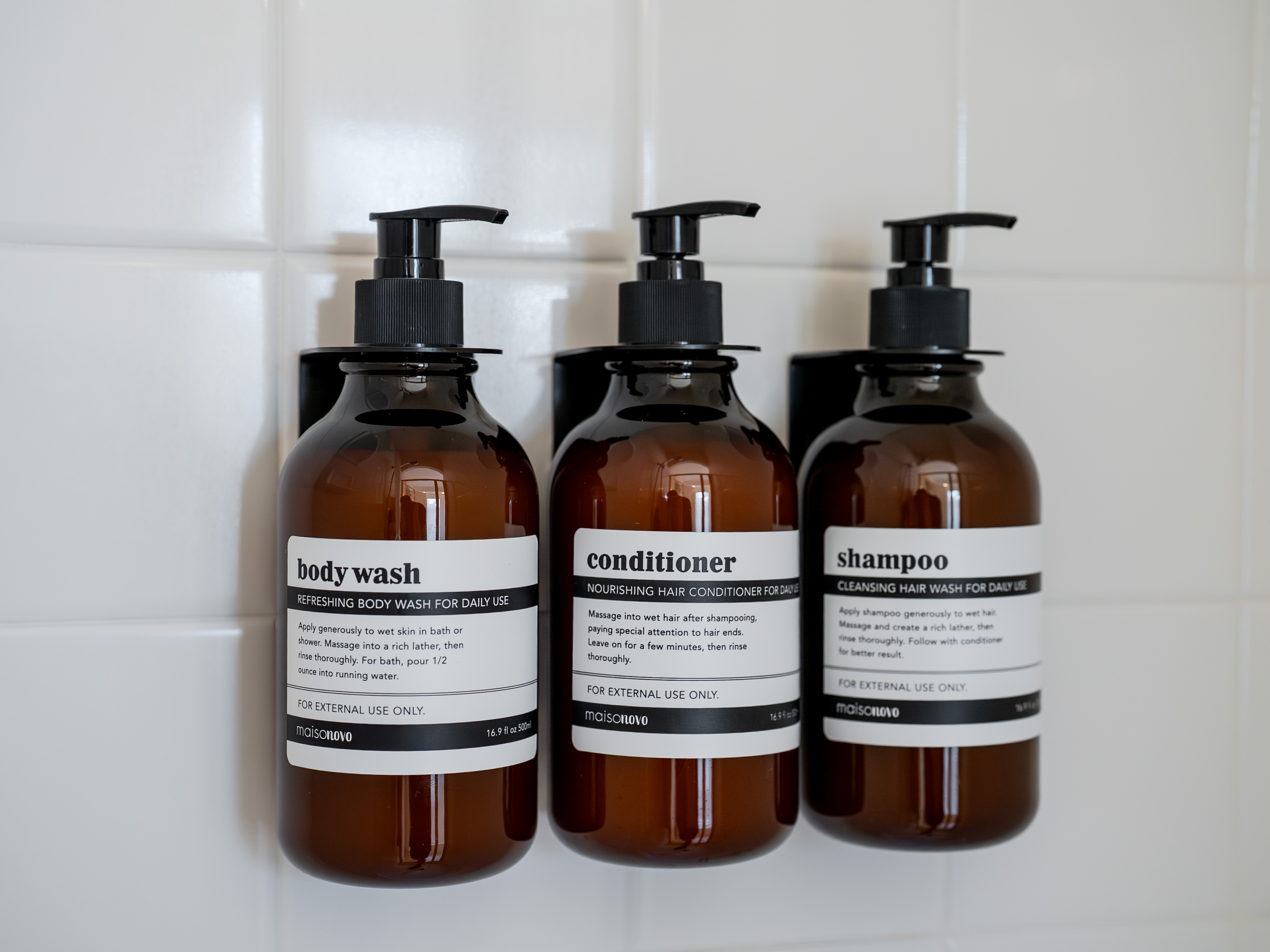 Complimentary shampoo, conditioner, and body wash are provided, helping you travel lighter and enjoy a comfortable stay.