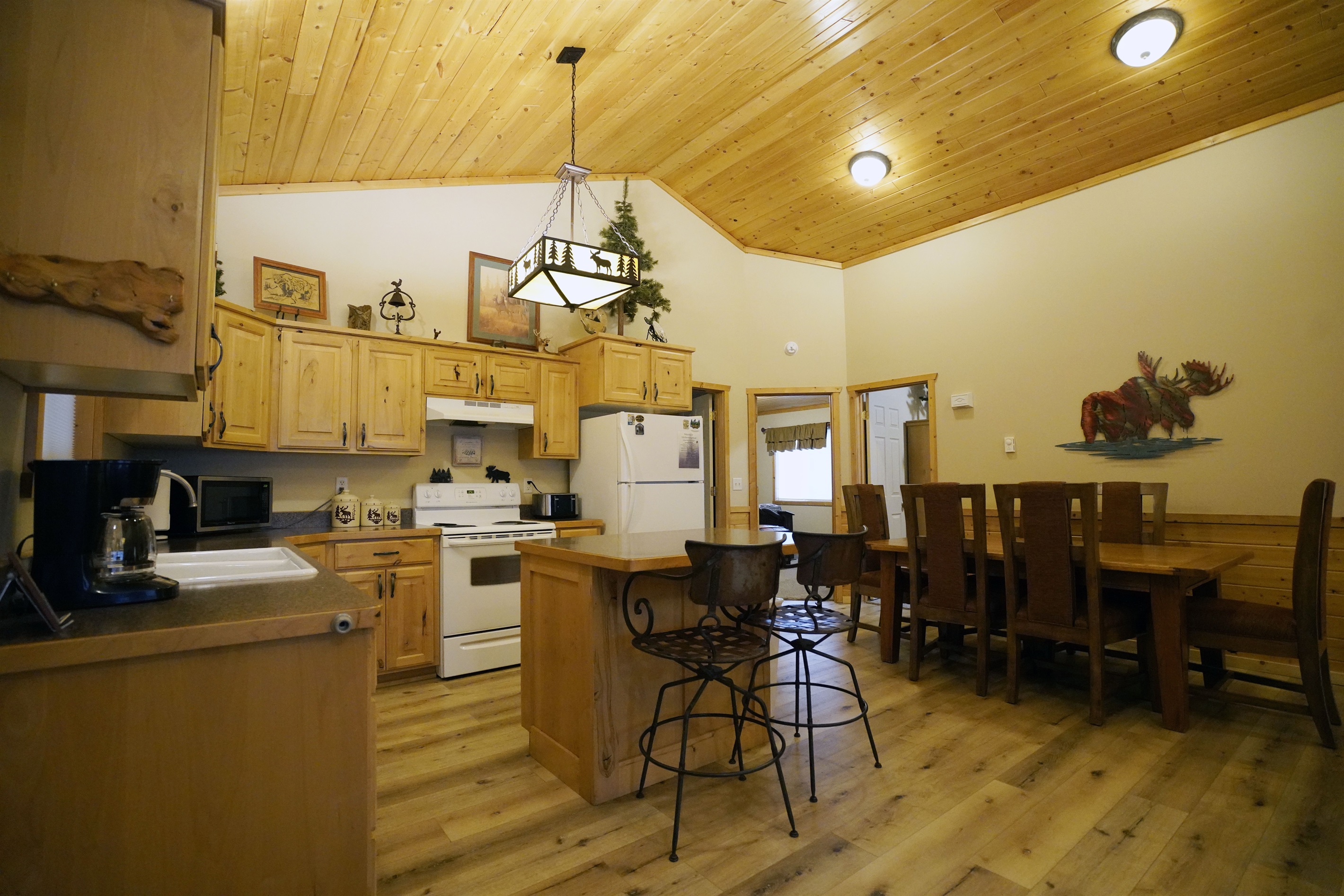 Open Kitchen/Dining/Living room