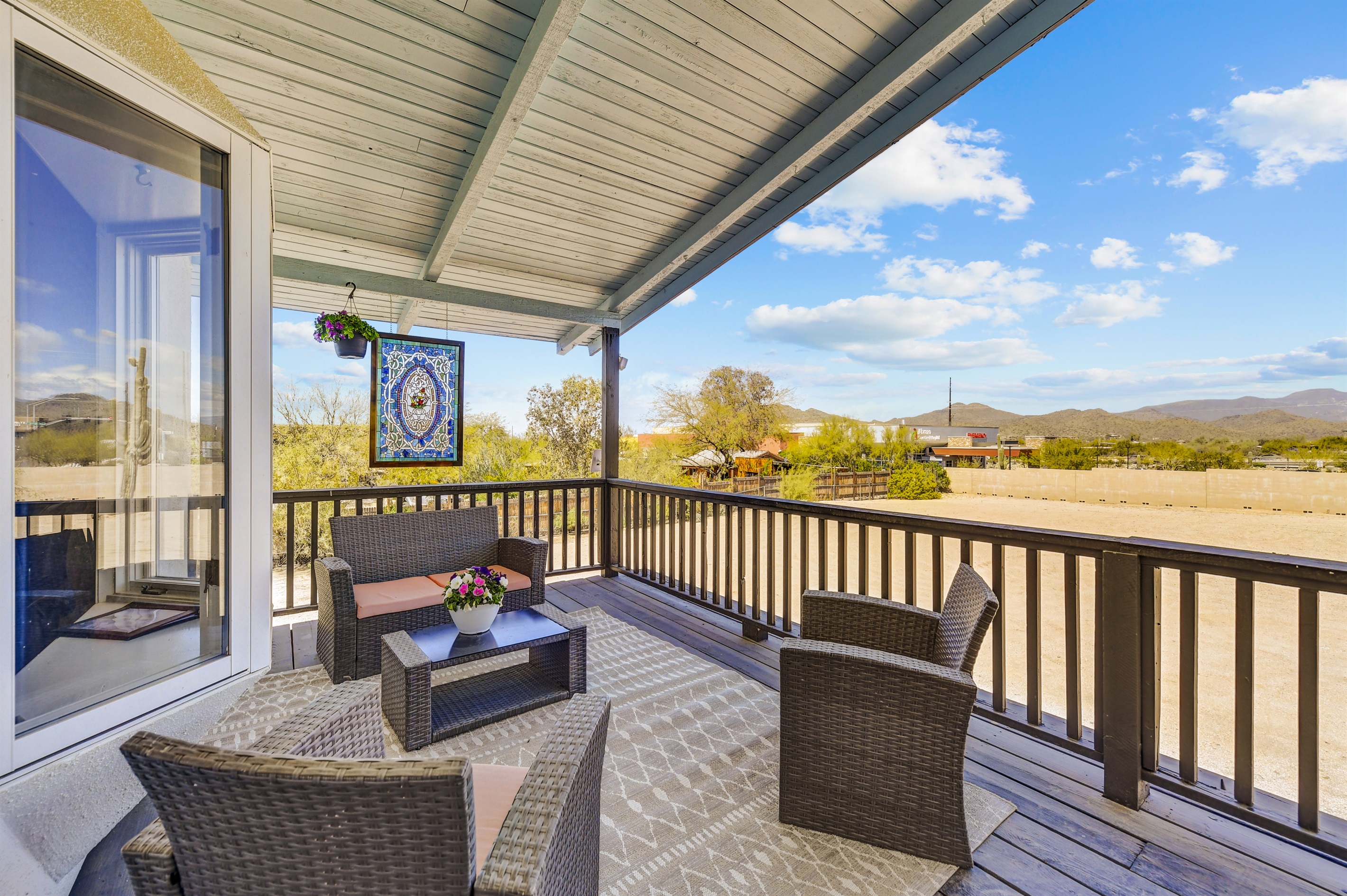 Private Upstairs Balcony