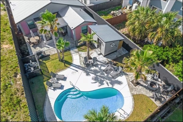 Private, heated, fenced pool