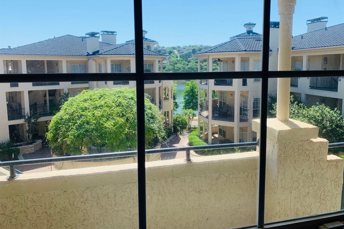 Courtyard View from Guest Bedroom