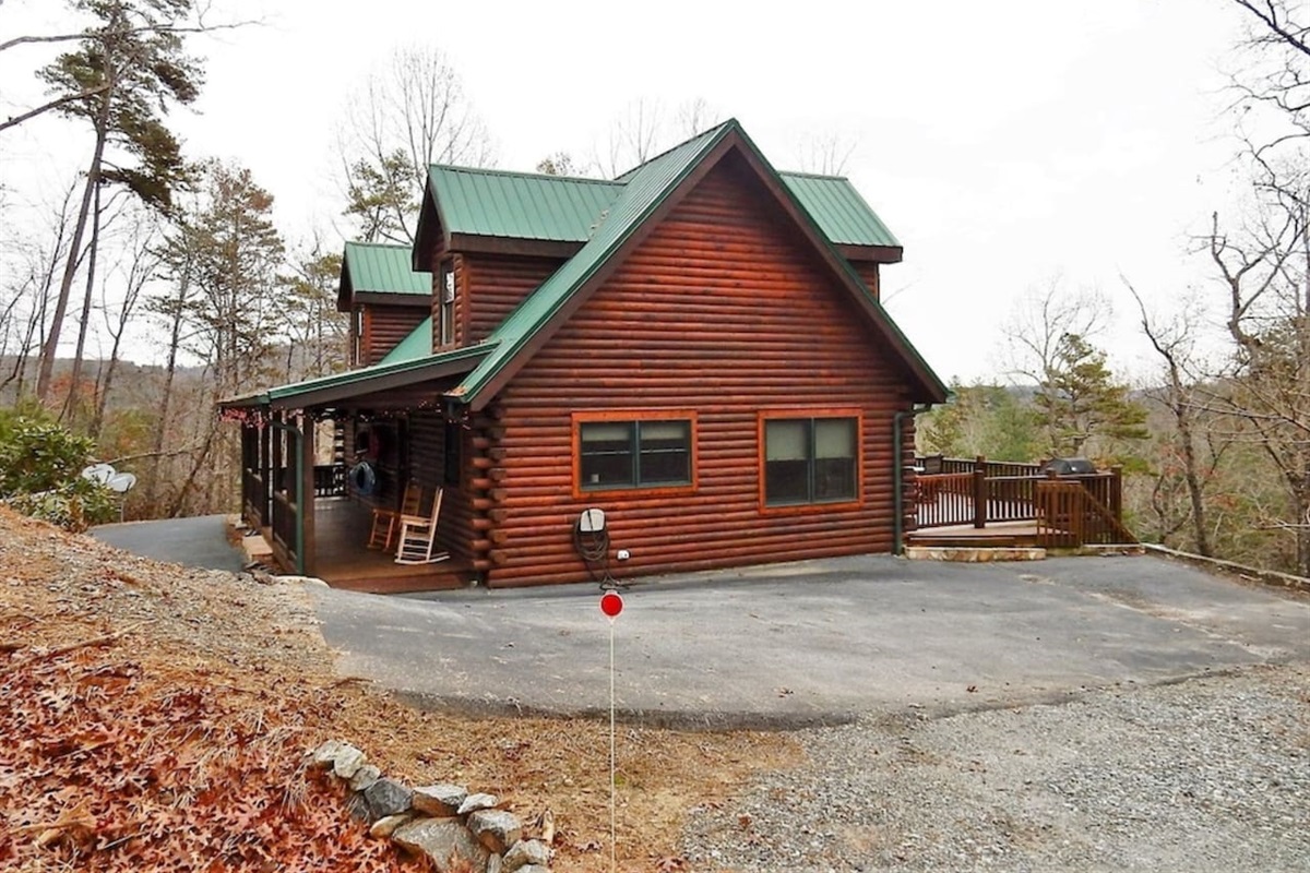 Front view of the cabin