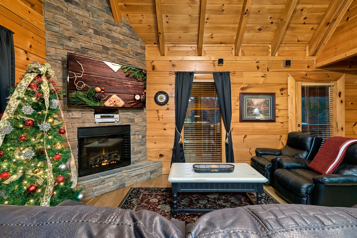 Christmas decorations are up seasonally!