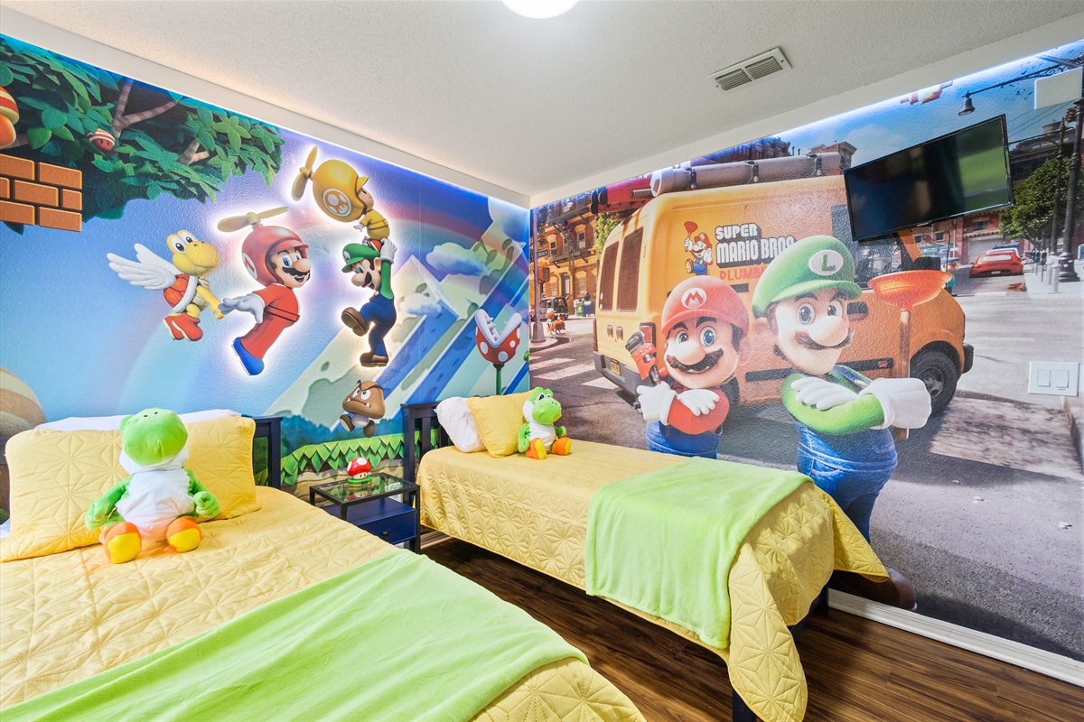 Bedroom 3 Mario Themed Room