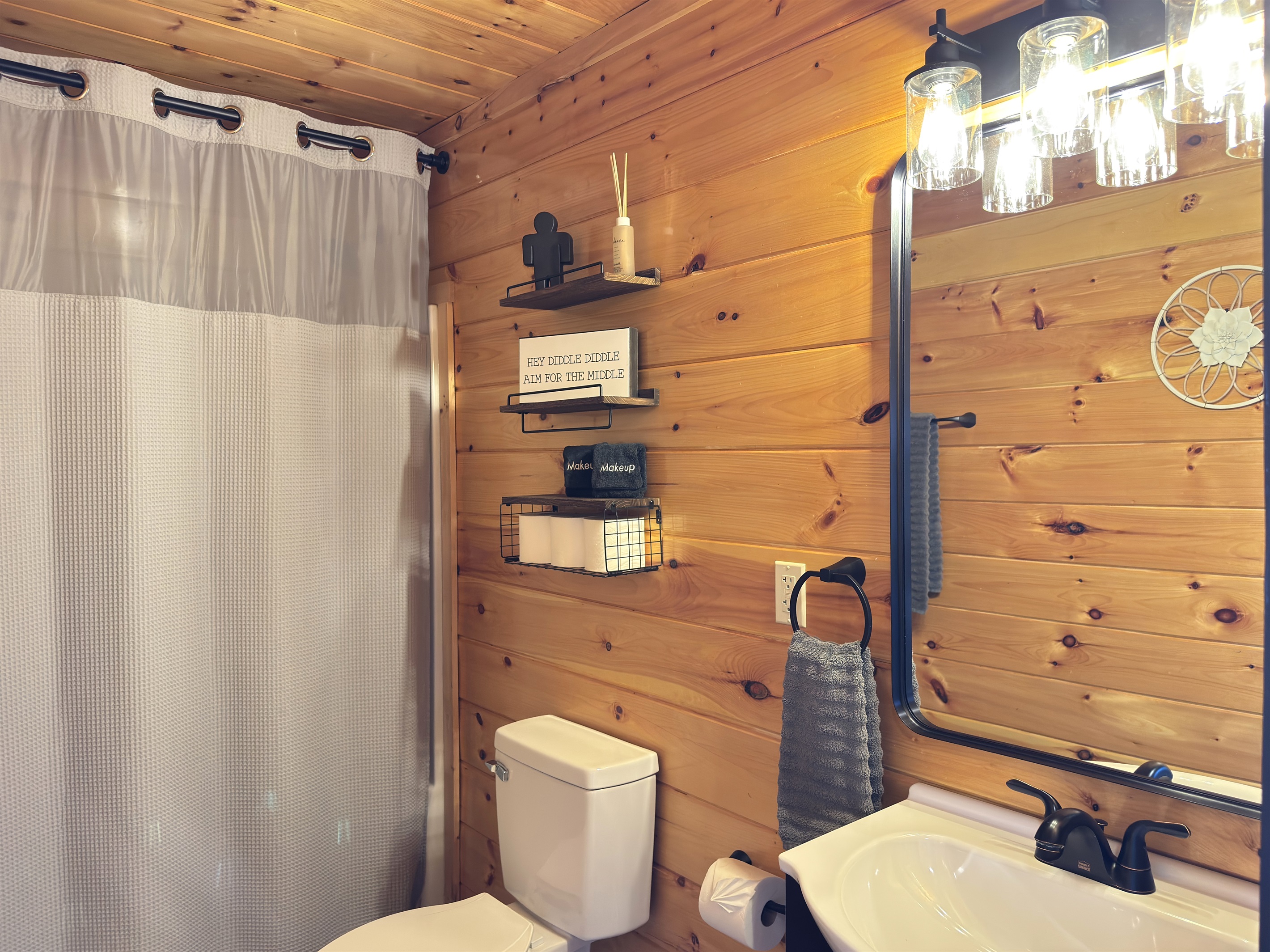 Upstairs hallway bathroom