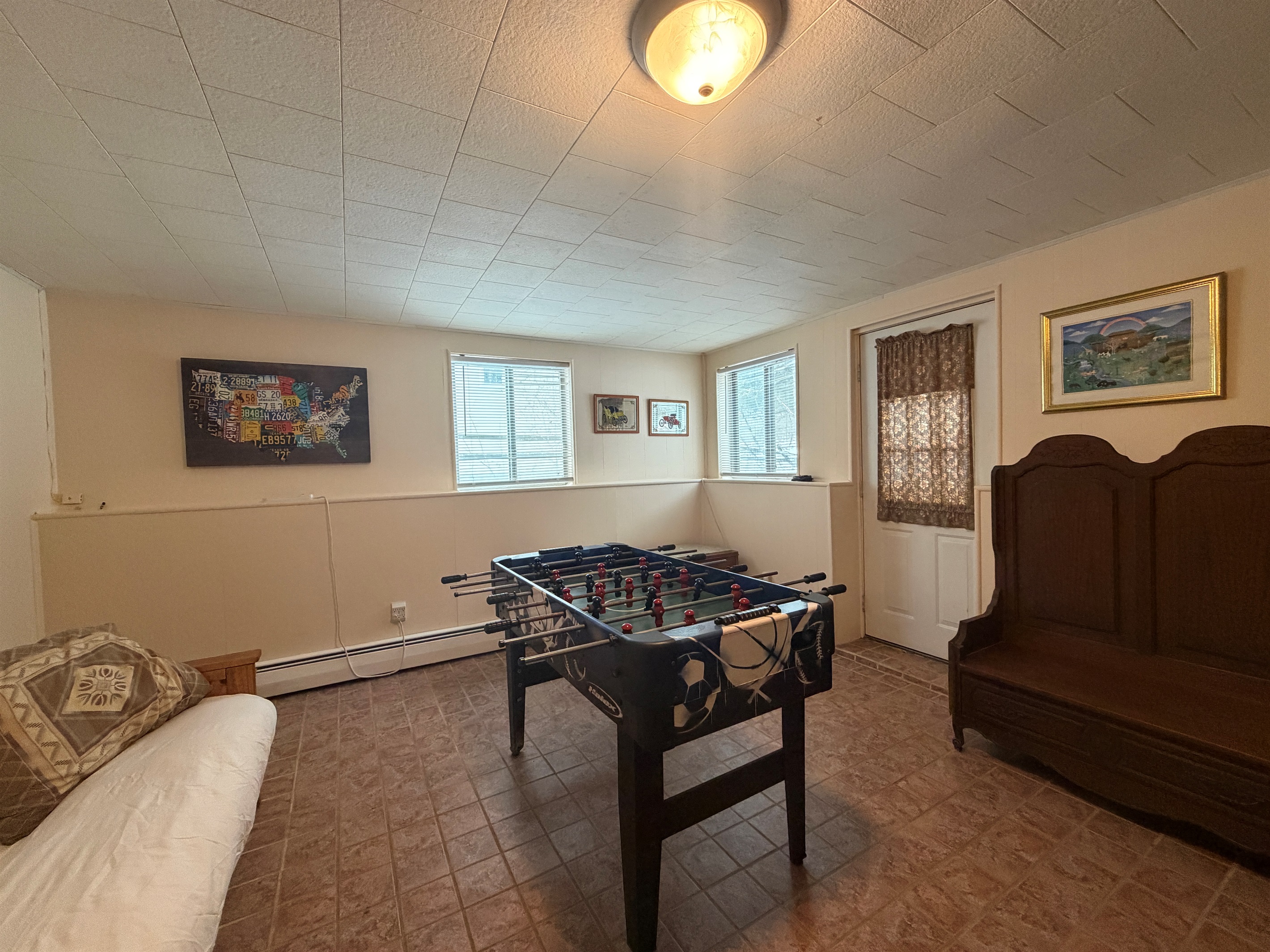 Lower level gameroom