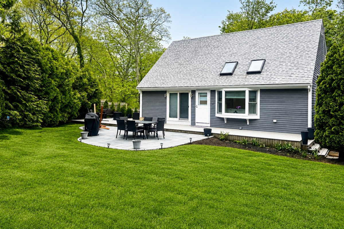 Patio side of House