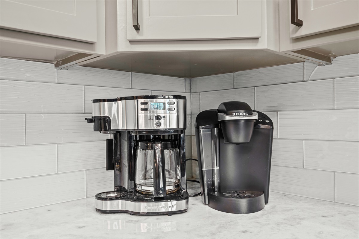 Start your morning off right with fresh coffee brewed just the way you like it at the convenient coffee station.