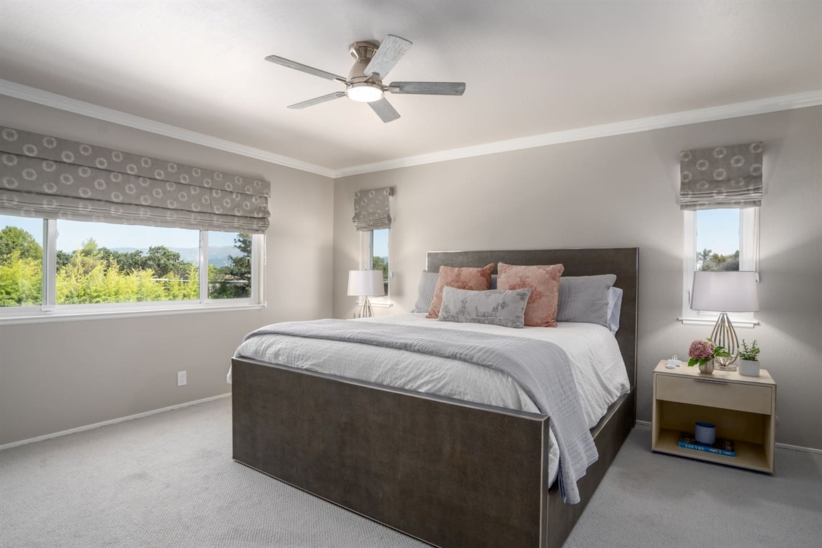 Your sanctuary awaits with a lavish king-size bed and a private ensuite bathroom.