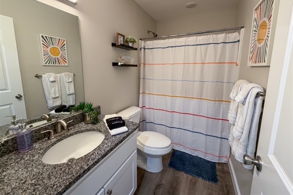 Third full bath on second level.