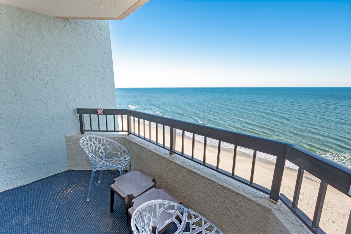 Amazing View from the Balcony!