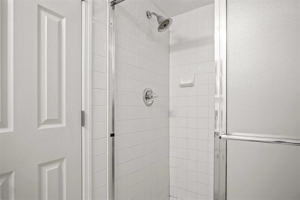 Master shower