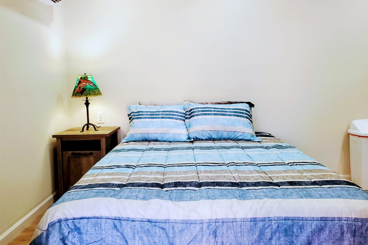 Queen Size Bed in the Studio