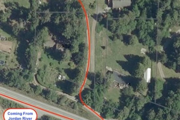 Directional Map to The Coach on Property