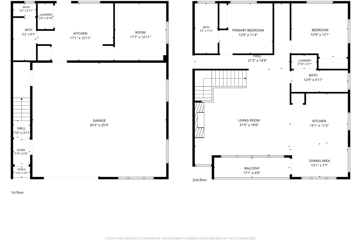 Full home layout across two finished levels. Side B is 4 bedrooms and 3 full baths sleeping 9 — a complete home on its own, and one half of a brand-new 2026 duplex.