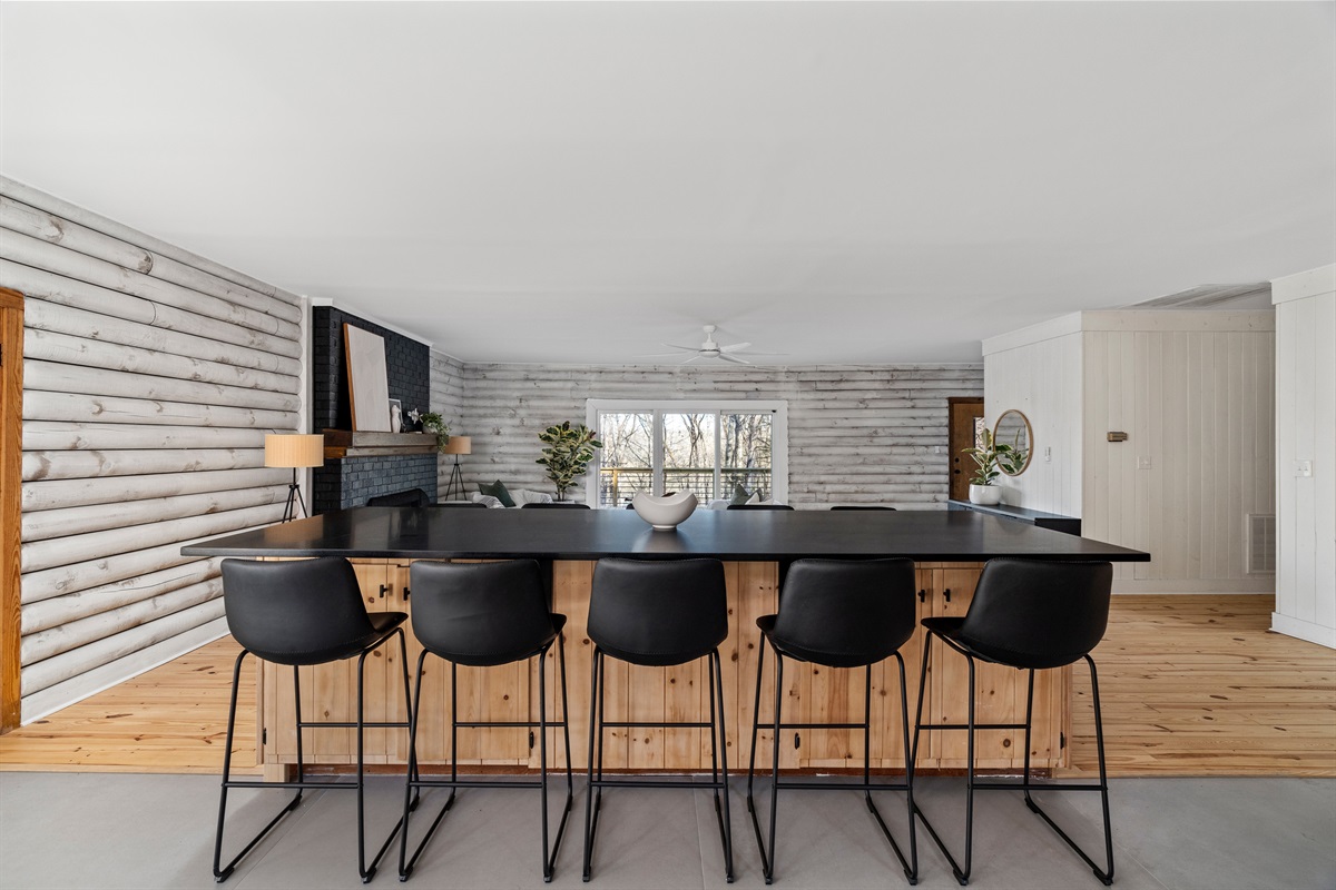 Kitchen: Gather around the stylish island for culinary adventures and unforgettable memories!