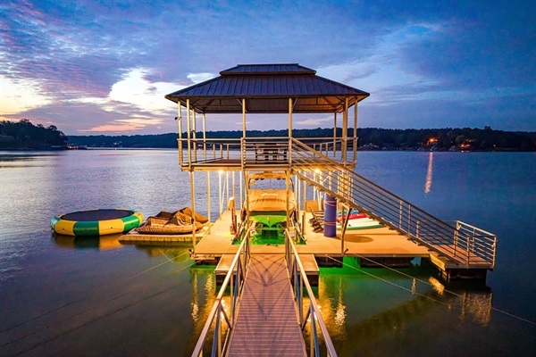 Your evening view of the dock.