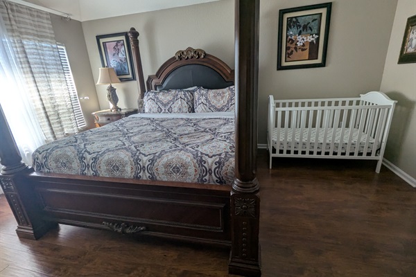 Master Bedroom (2nd floor) with crib