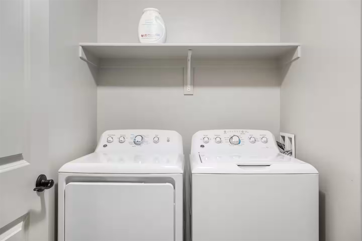 In-unit laundry