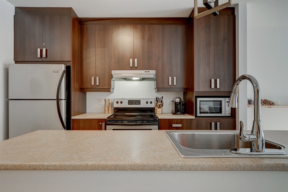 Cuisine bien équipée