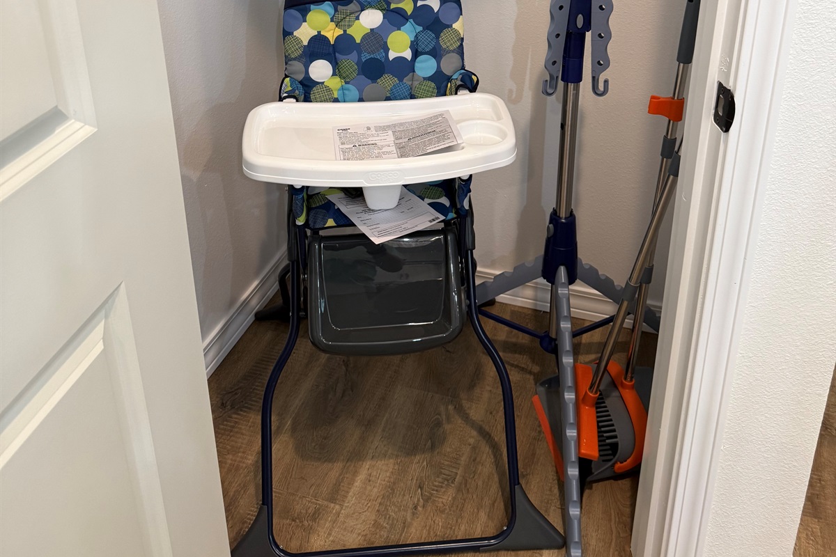 High chair for your use.