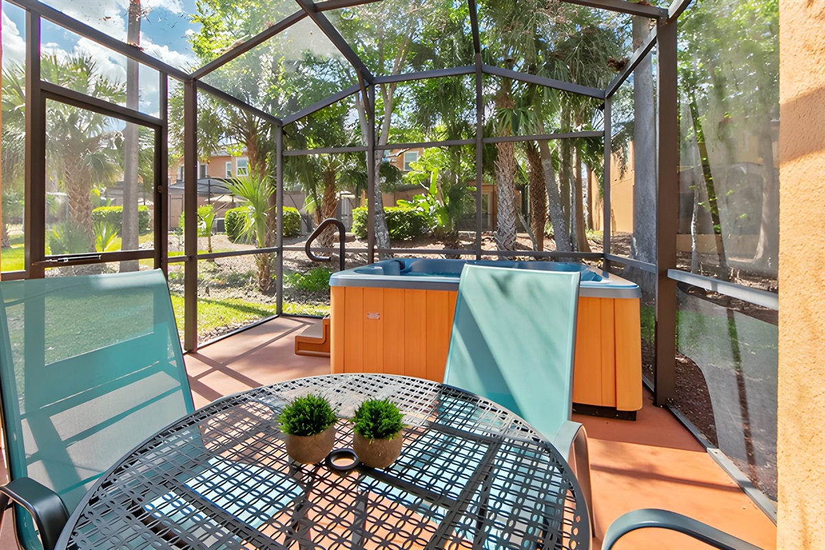 The conservation view creates a private space for you to relax