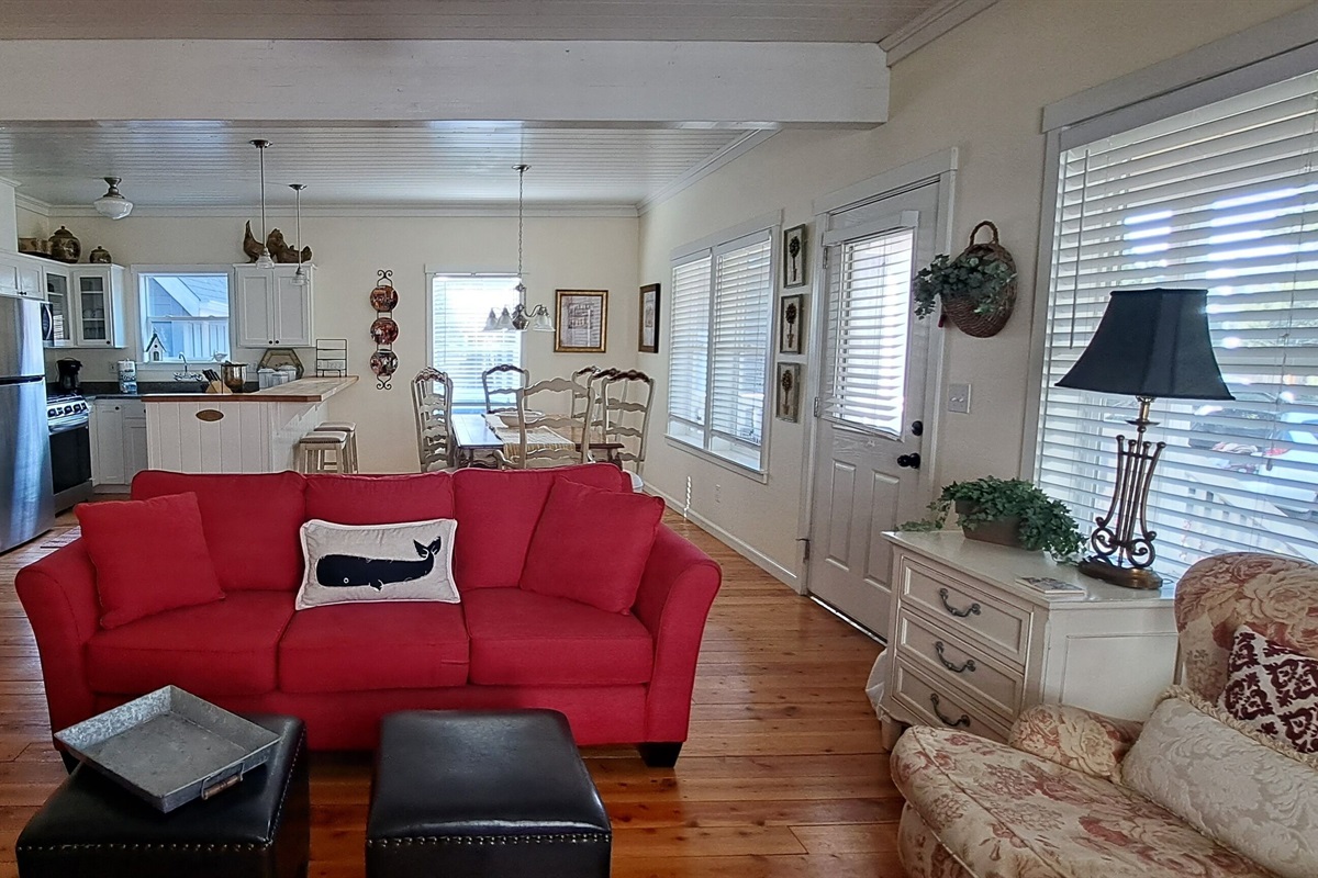 Enjoy the open-concept living, kitchen, and dining area, perfect for gathering, cooking, and relaxing together.