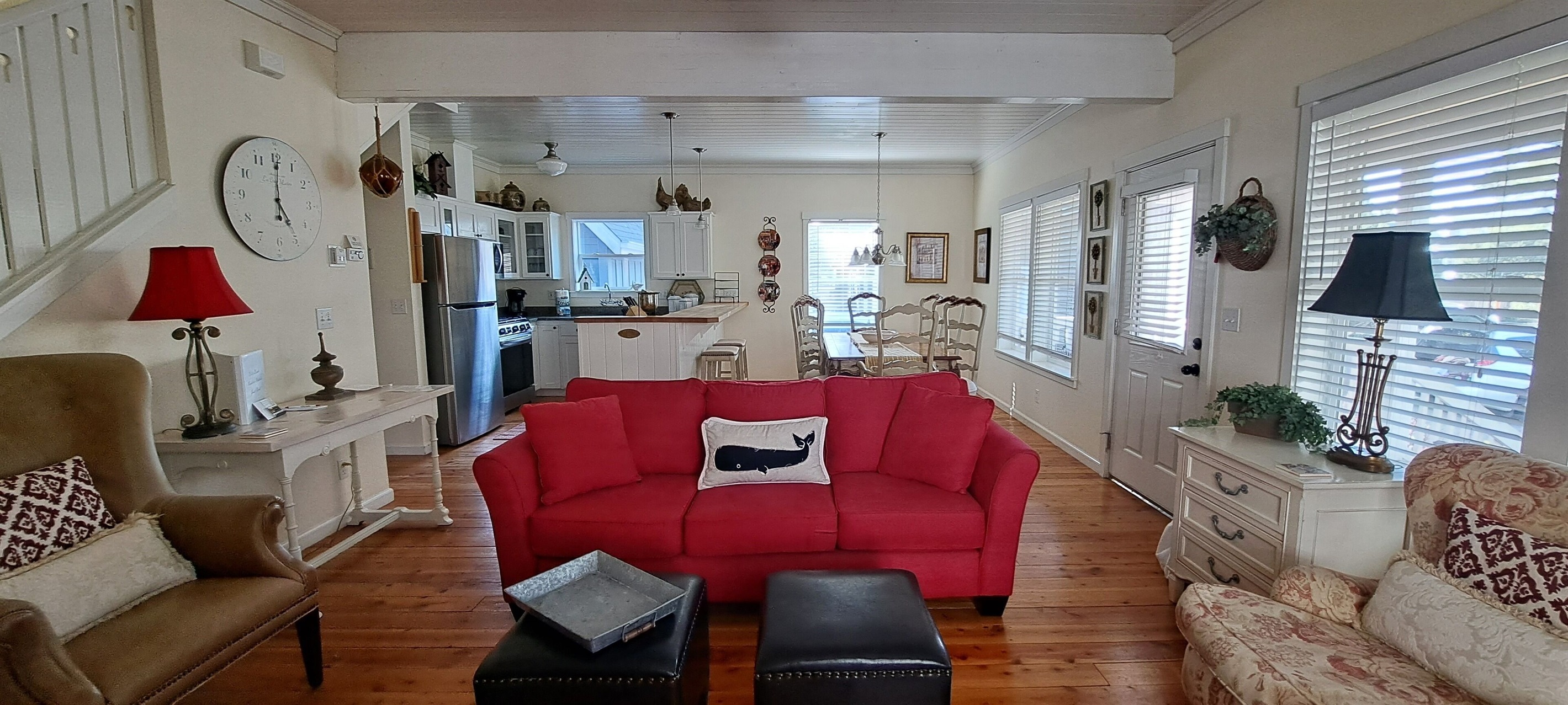 Enjoy the open-concept living, kitchen, and dining area, perfect for gathering, cooking, and relaxing together.