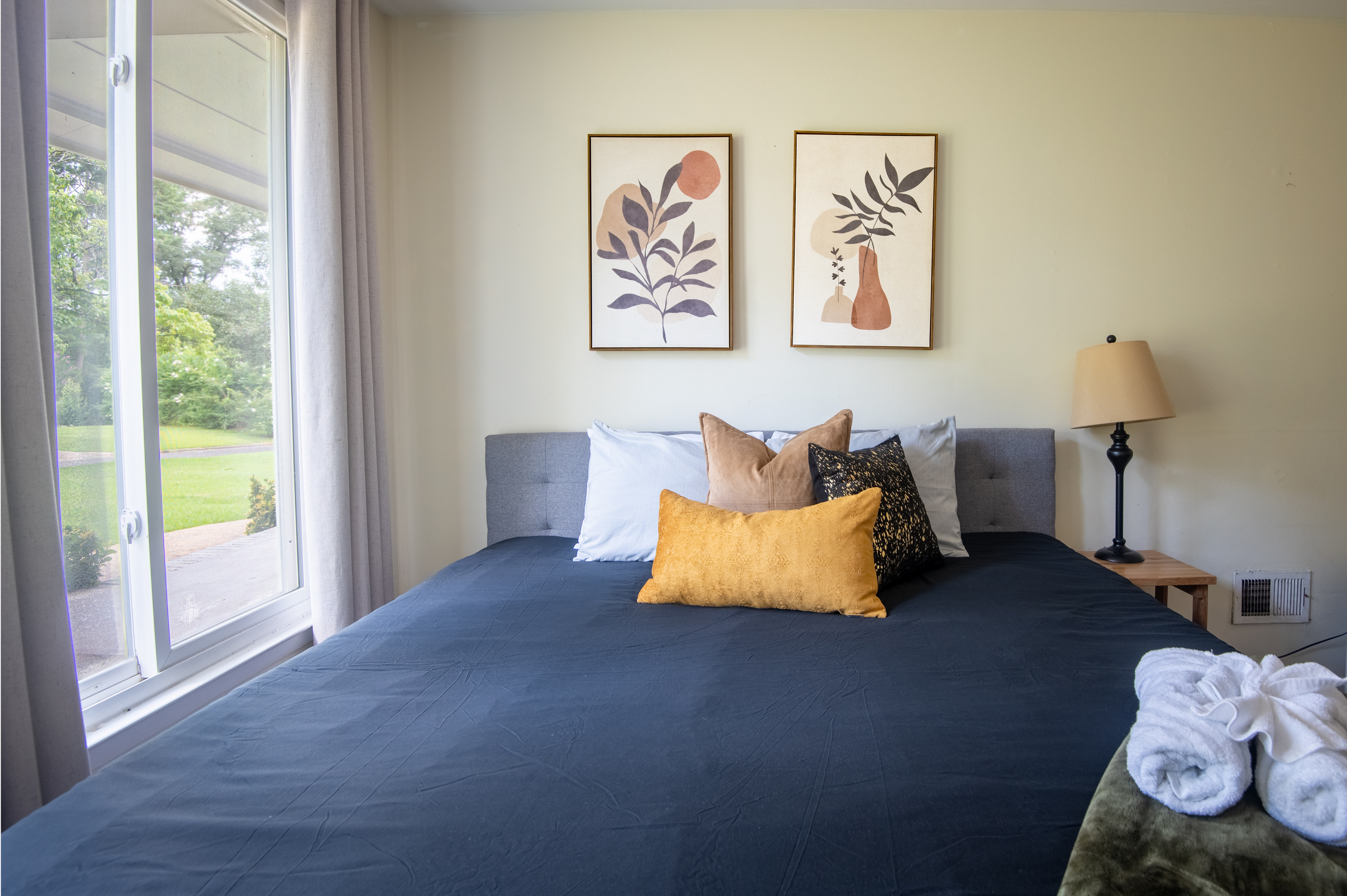 Wake up to natural light, stretch out in the king bed, and ease into the day. This inviting room was designed with comfort in mind from morning to night.