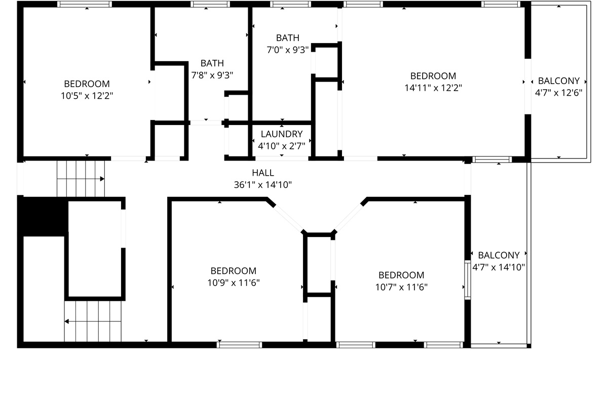 Detailed floor plan