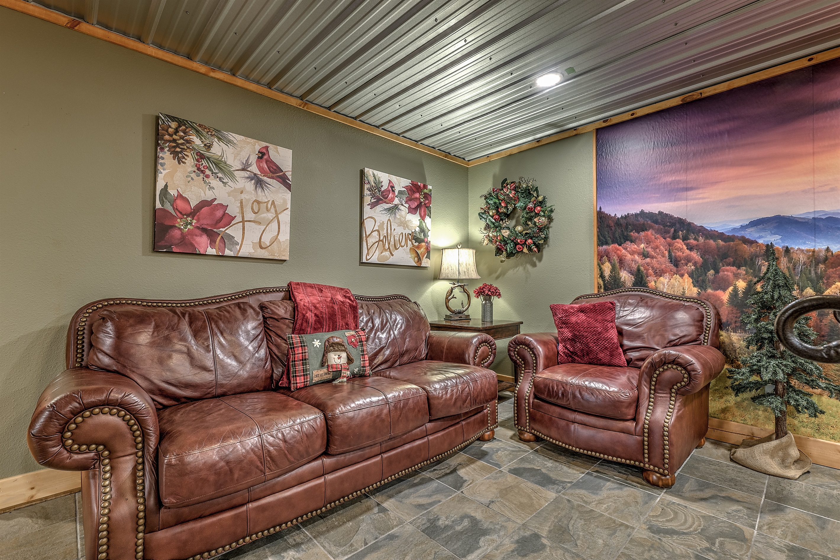 Basement living room