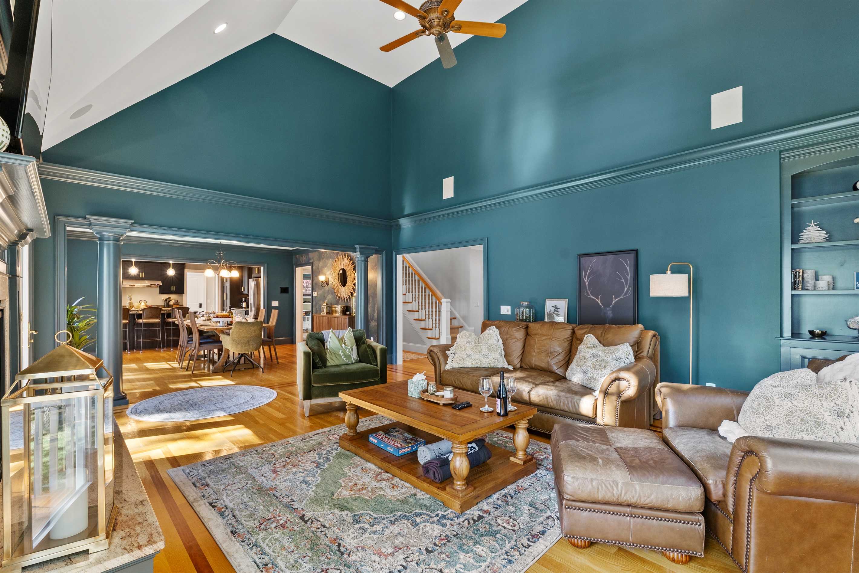 Plenty of space to stretch out, catch up, and just be together