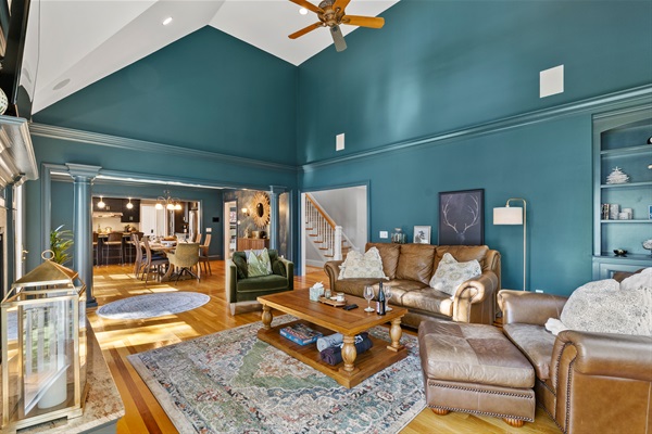 Plenty of space to stretch out, catch up, and just be together