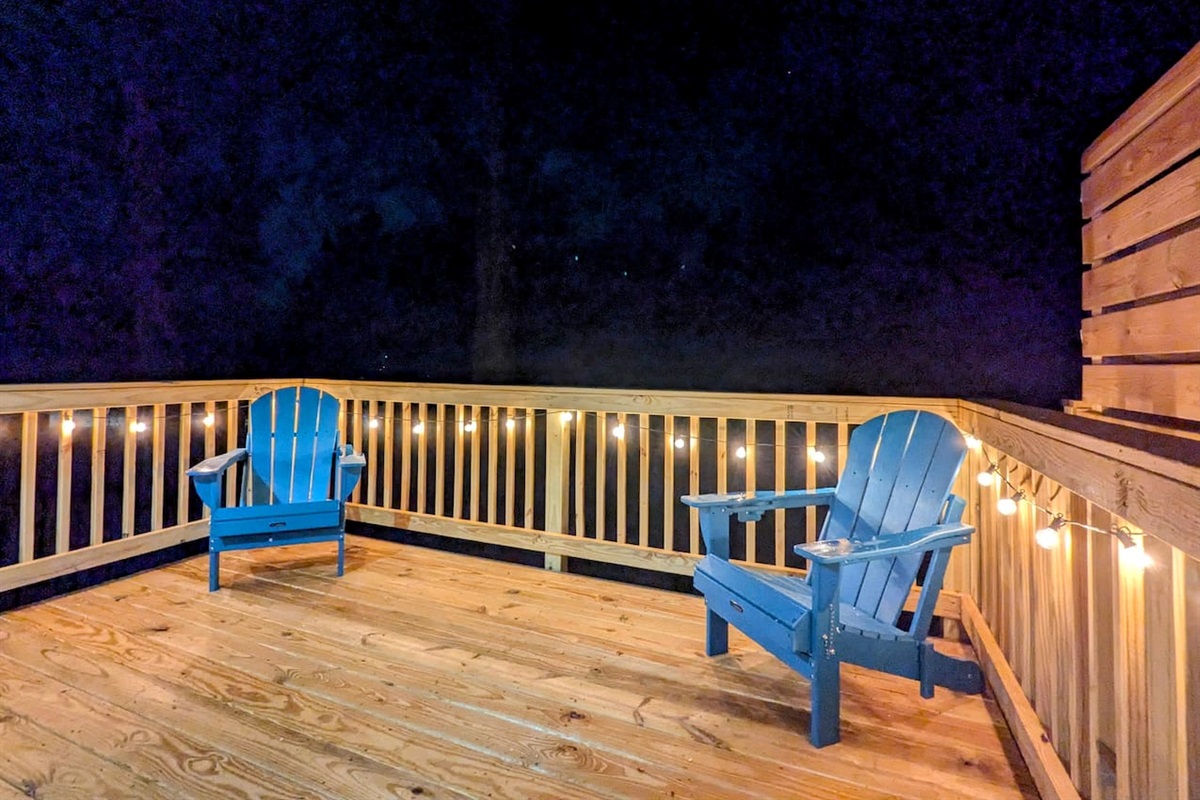 Deck at night