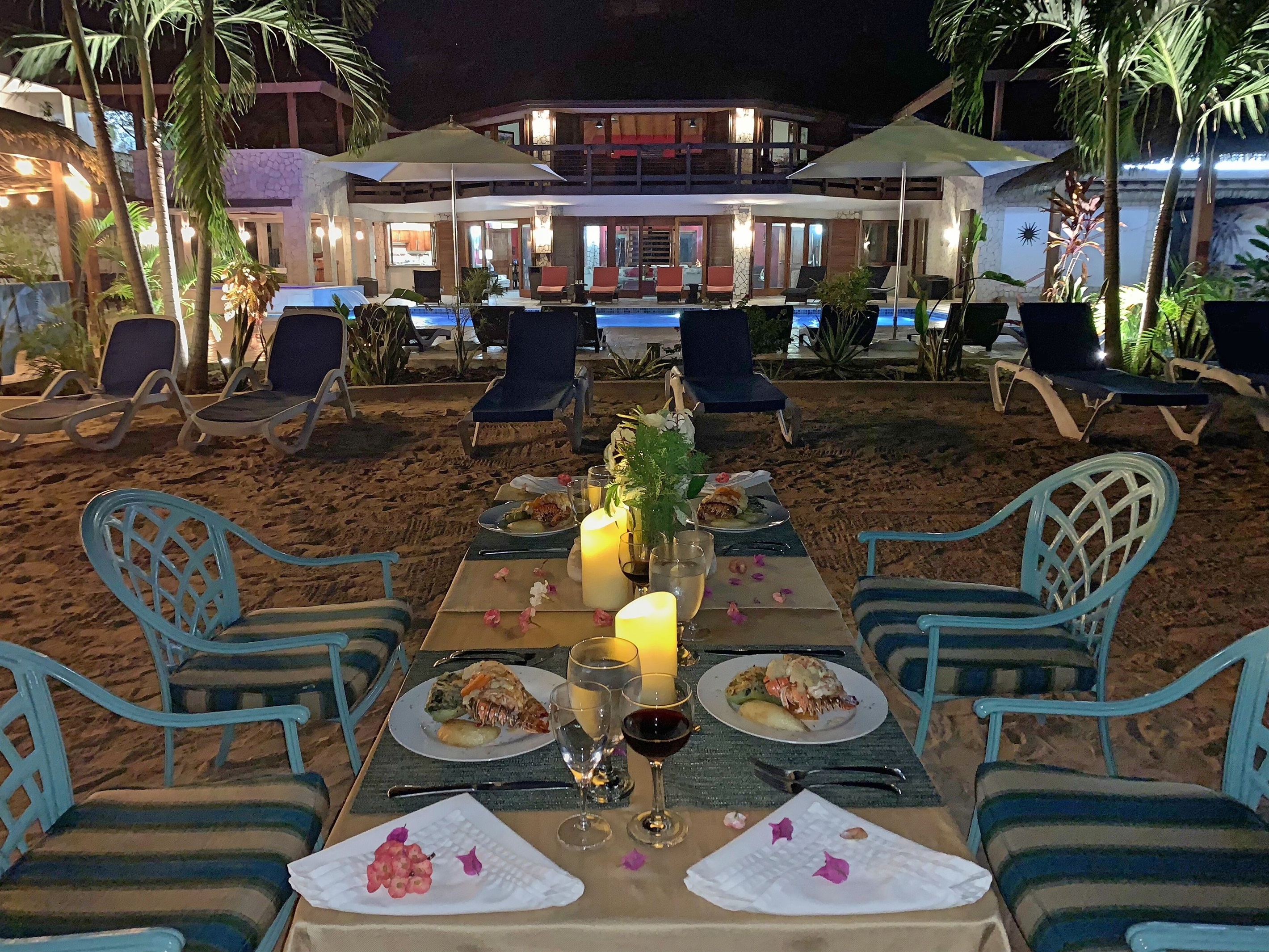 Night Shot: Special Dinner on the Beach