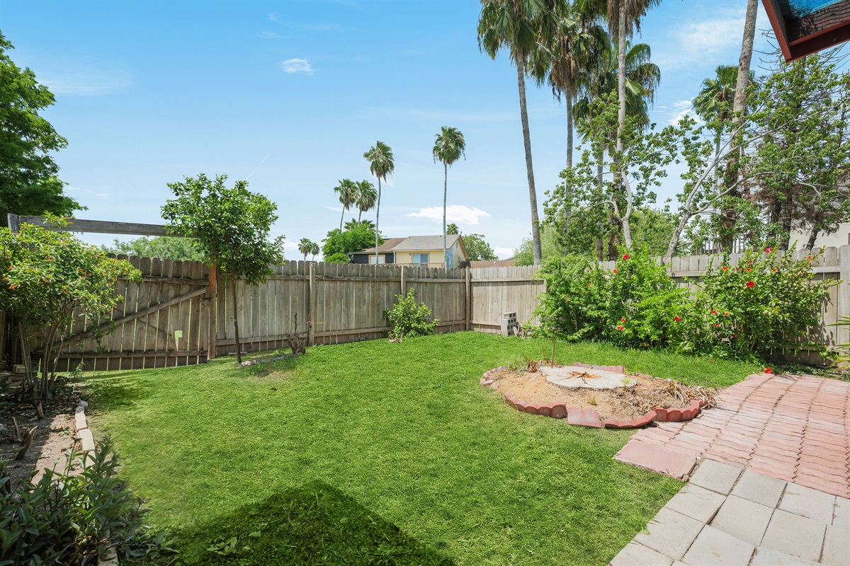 Fenced Patio