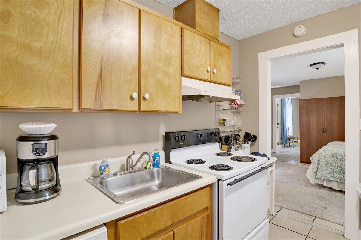 Fully equipped kitchen