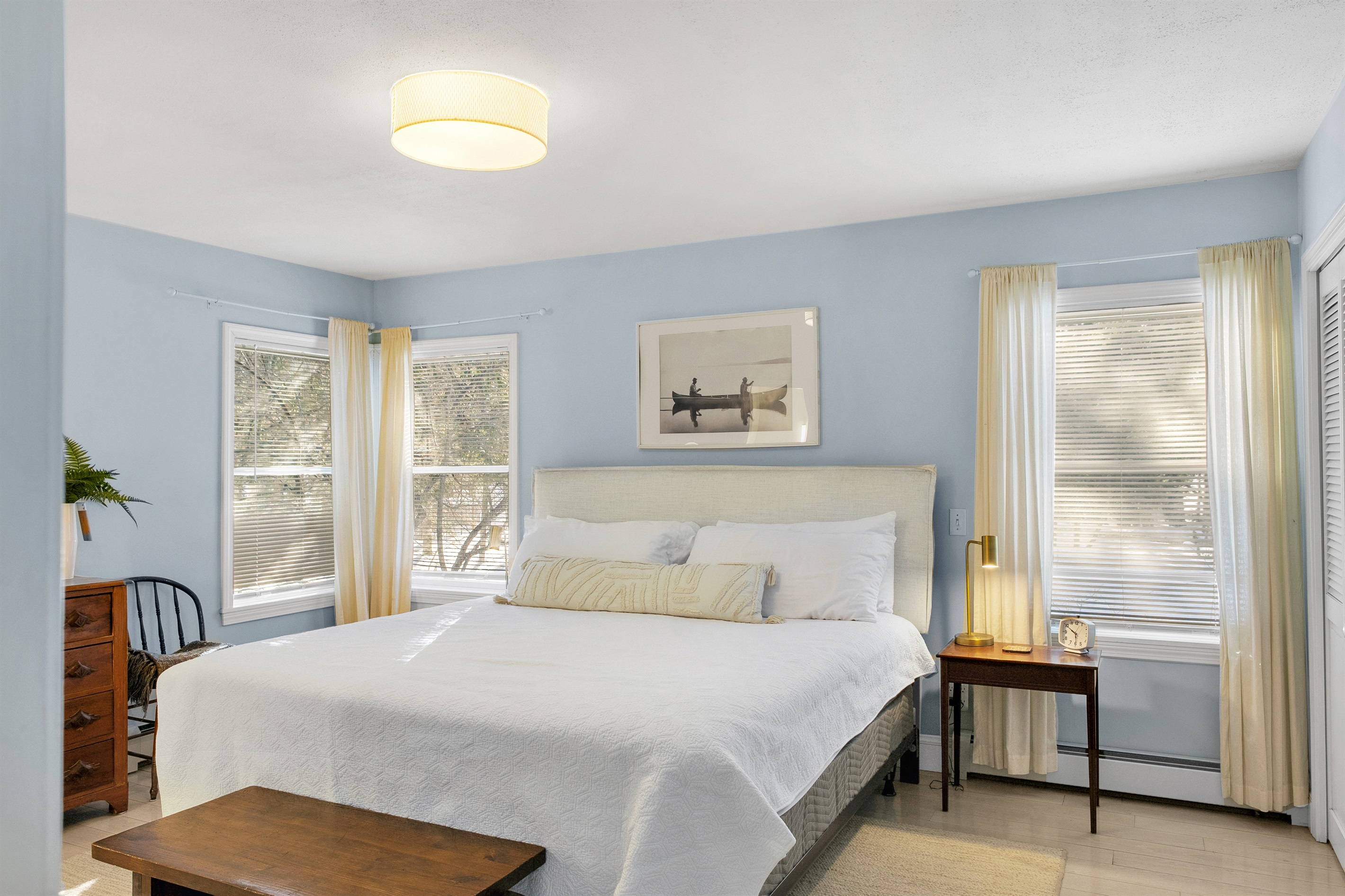 Primary King Bedroom: Opposite wing for total privacy