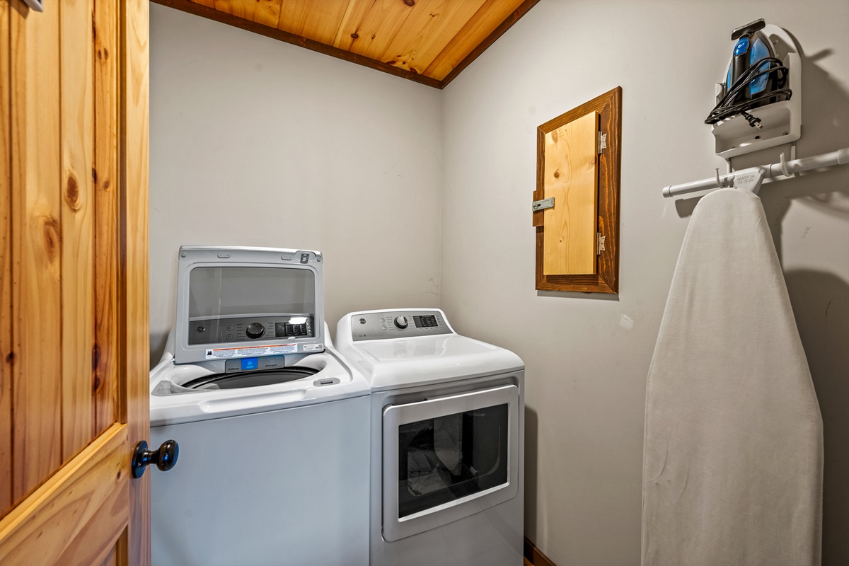 Free laundry available