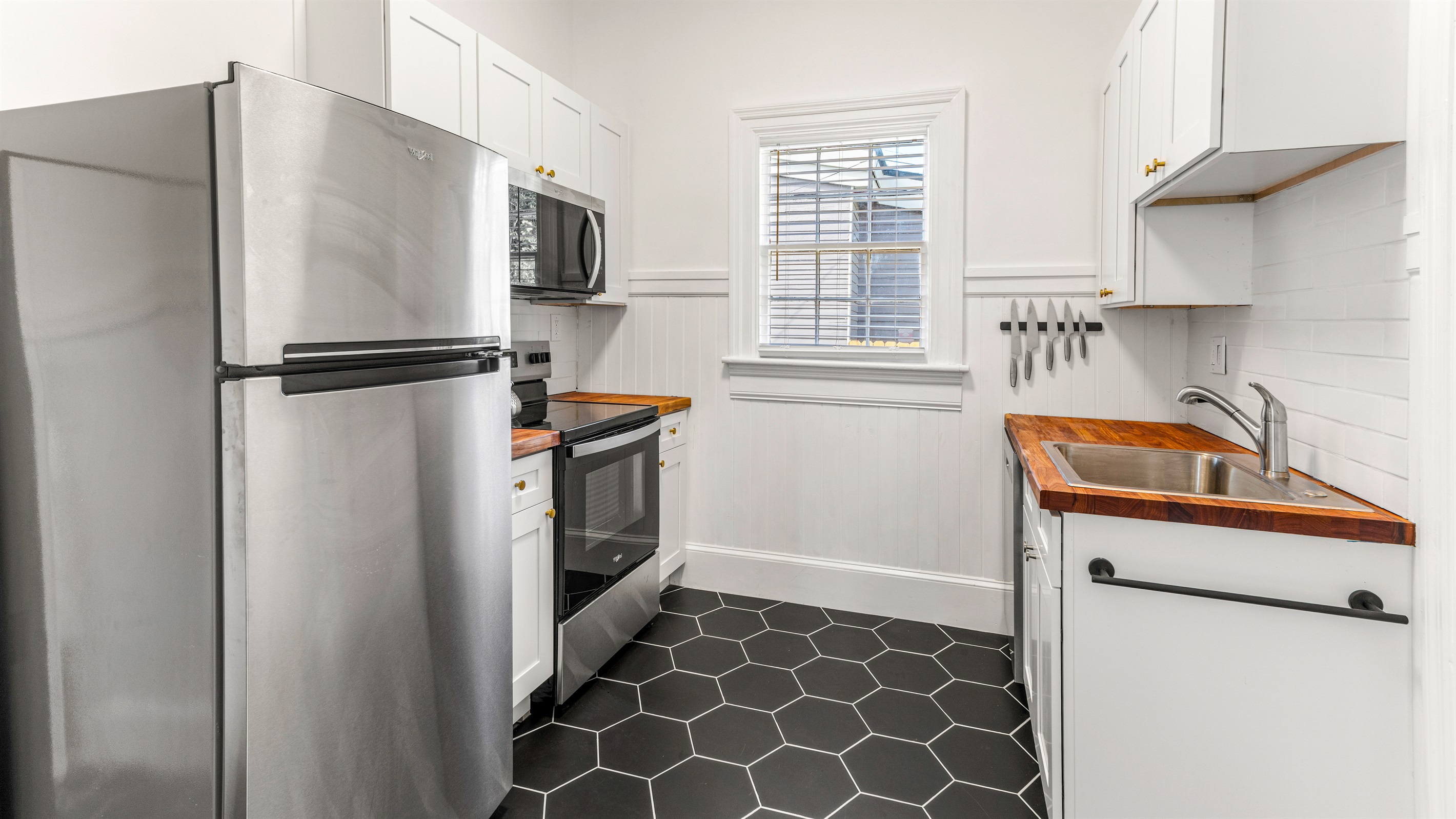 Kitchen with new appliances
