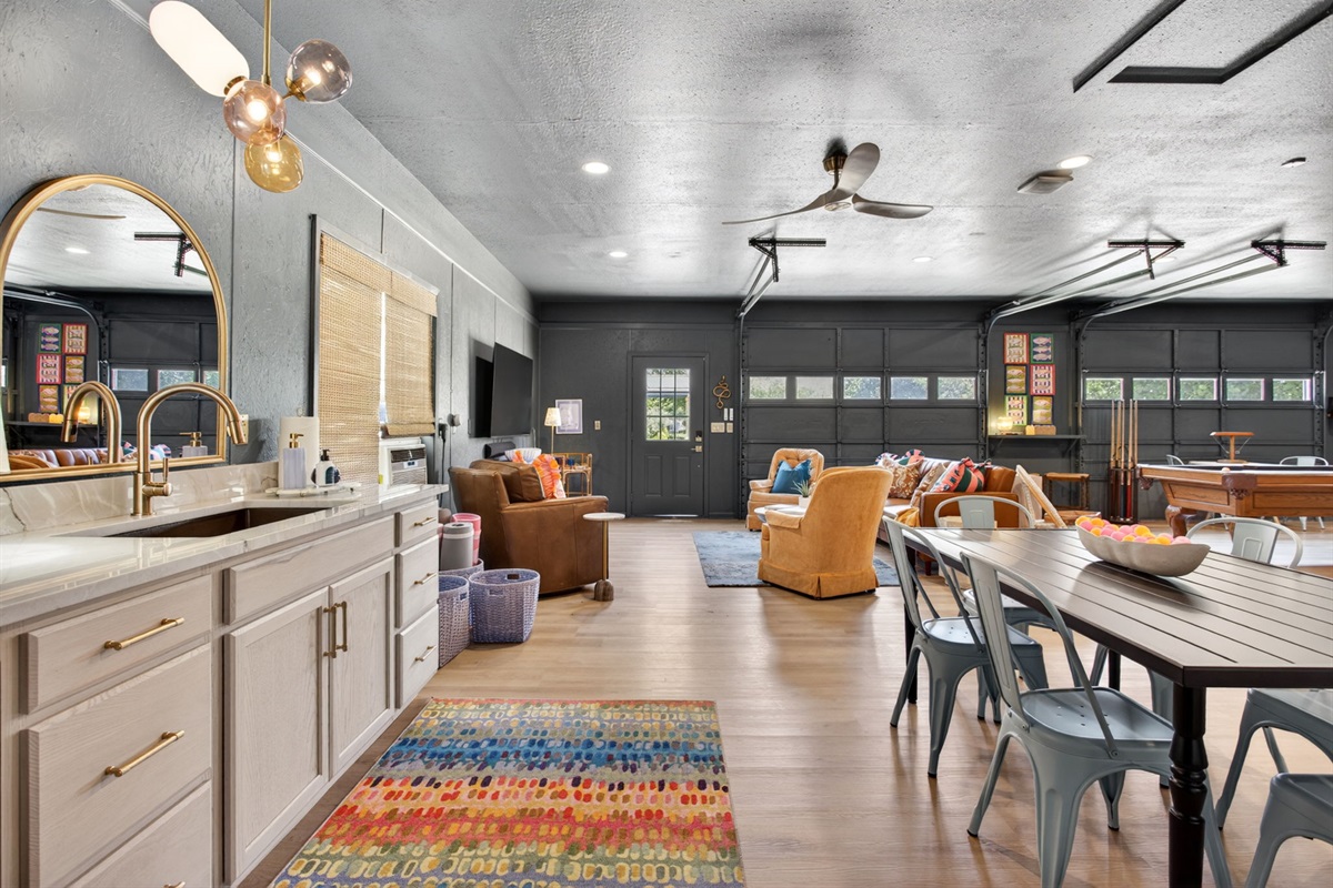 Game Room Kitchen/Dining Area 
