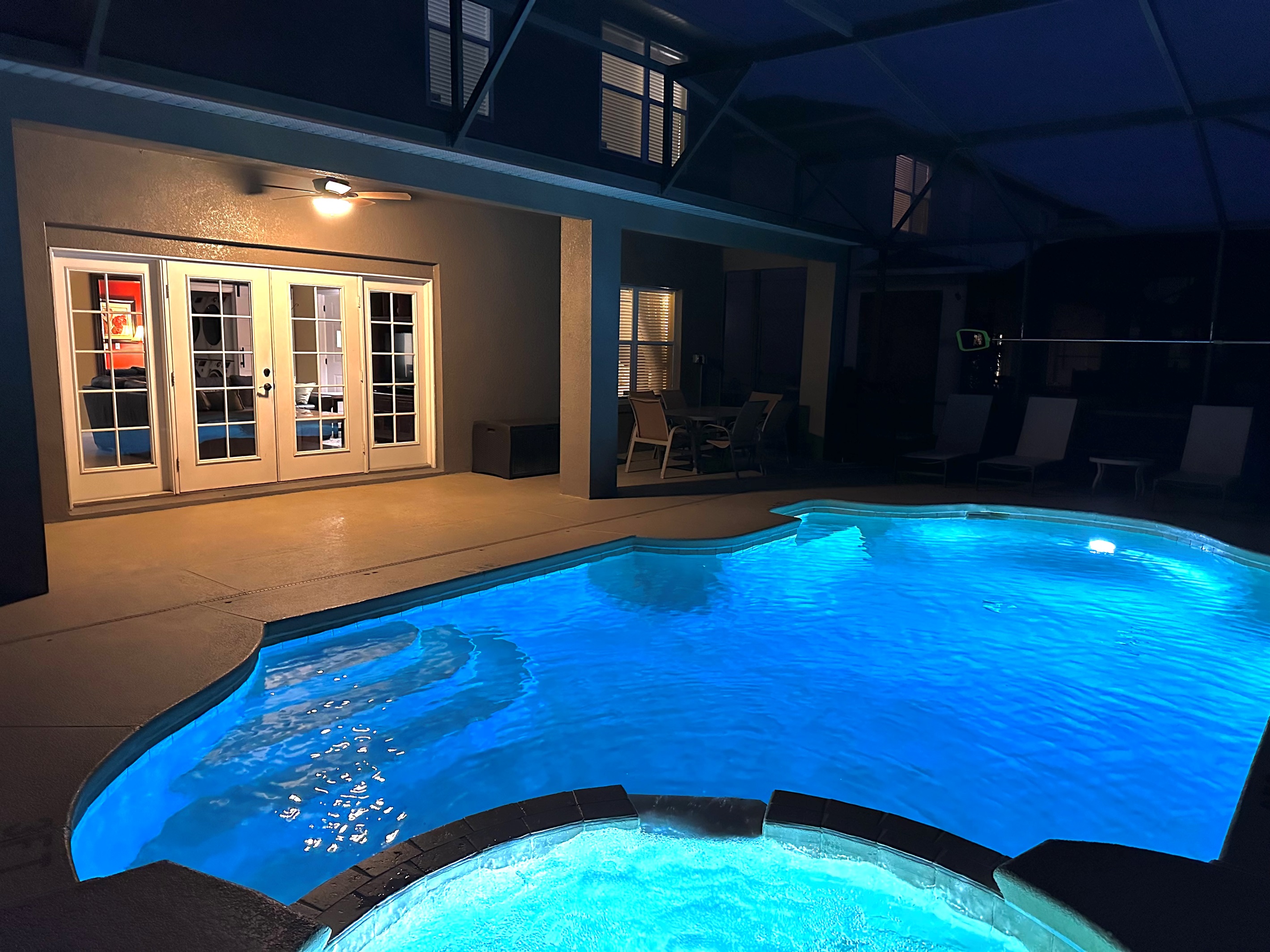 Relax Under the Partially Covered Lanai