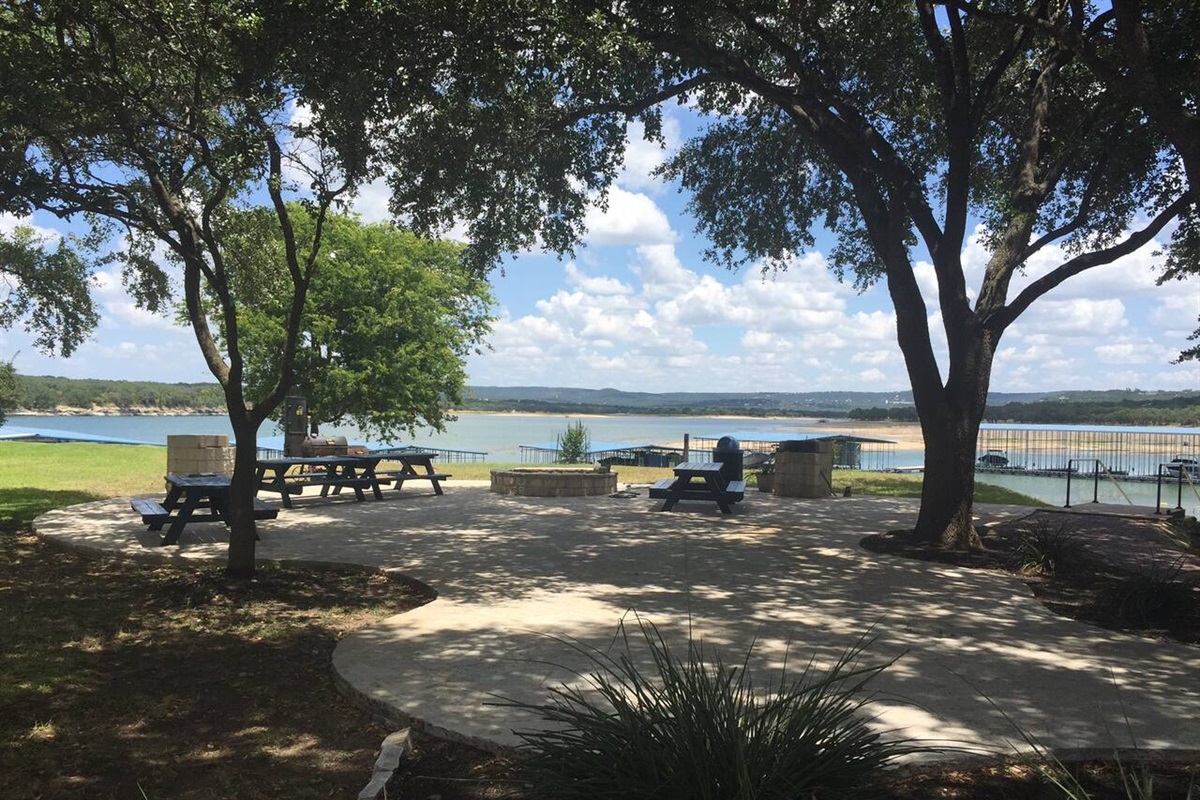 Outdoor Picnic Area with Grills
