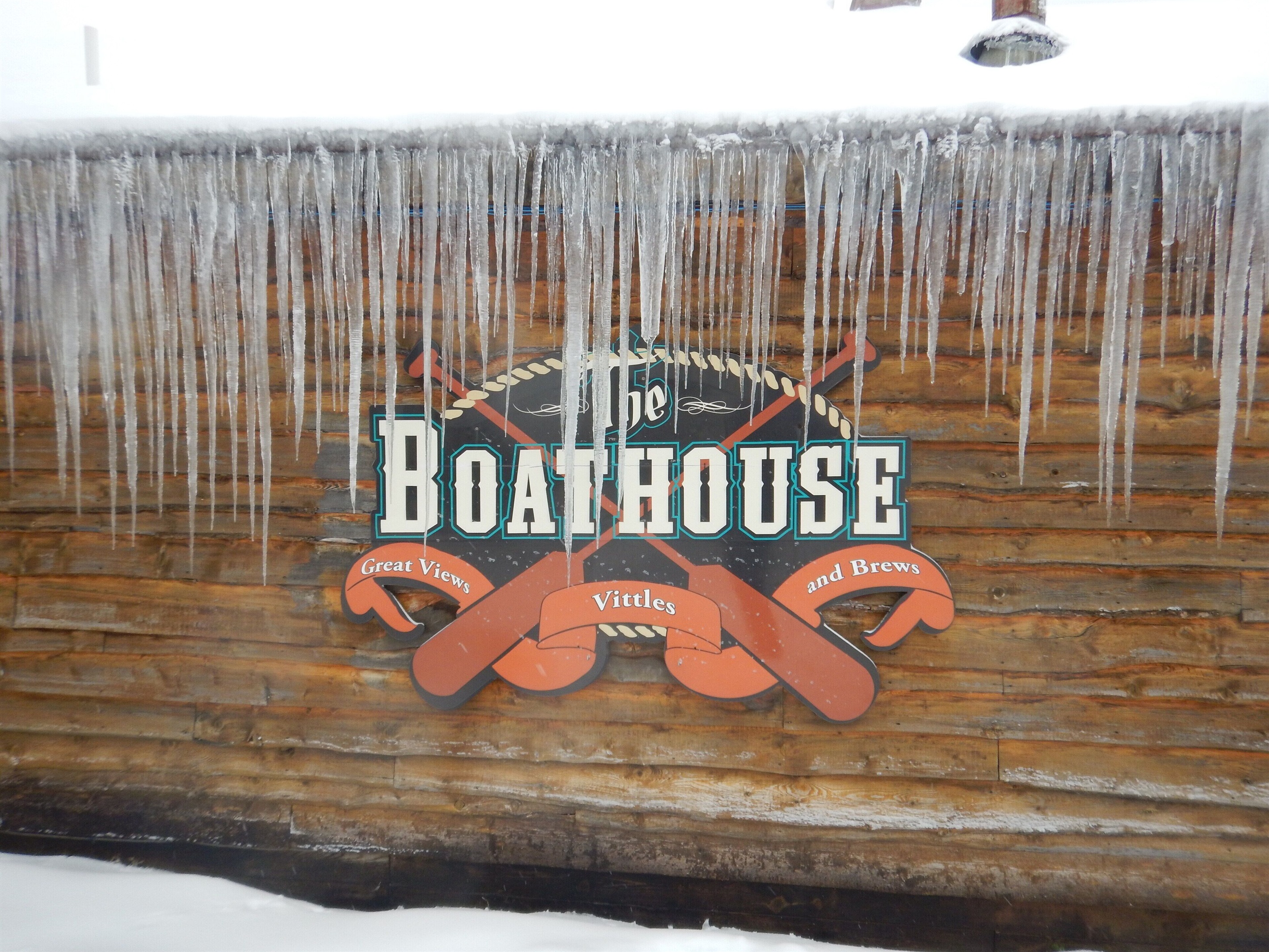 The Boathouse is right at the bottom of the Ballhooter Lift.  Perfect for lunch.