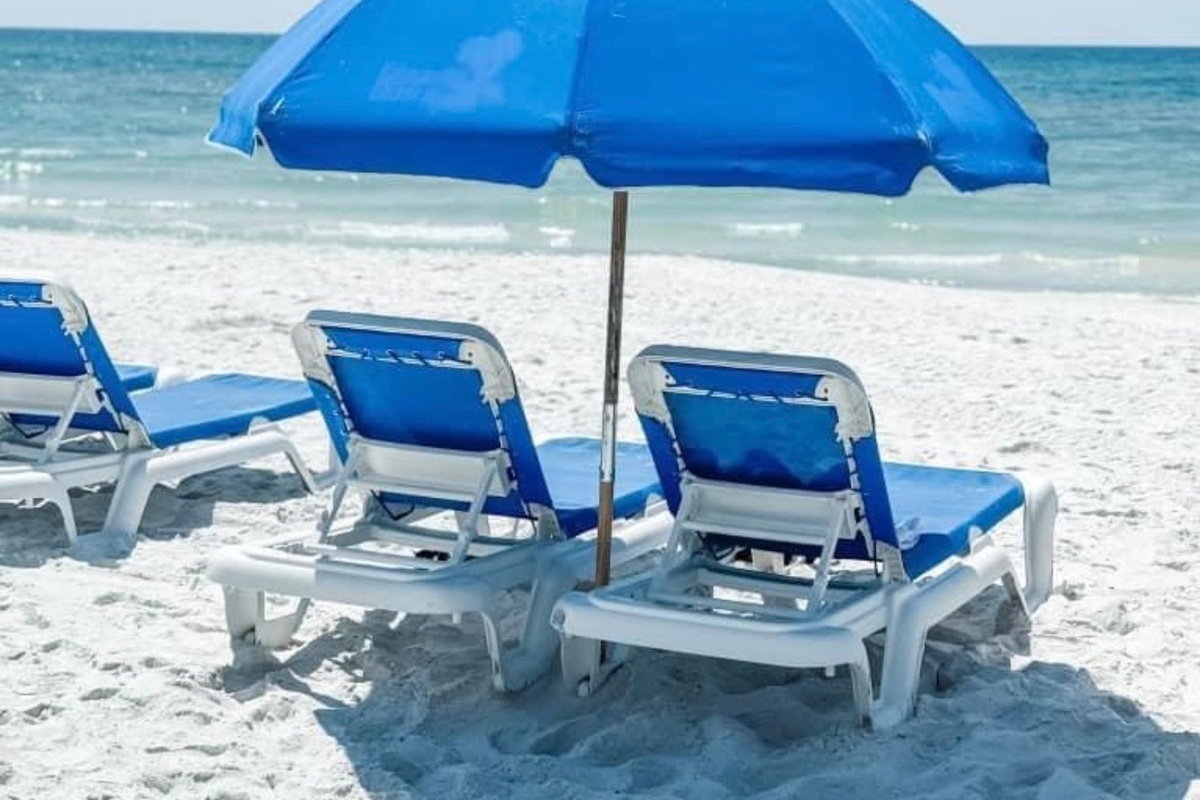 Beach chairs included daily