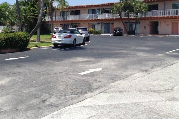 Another view of on site parking 