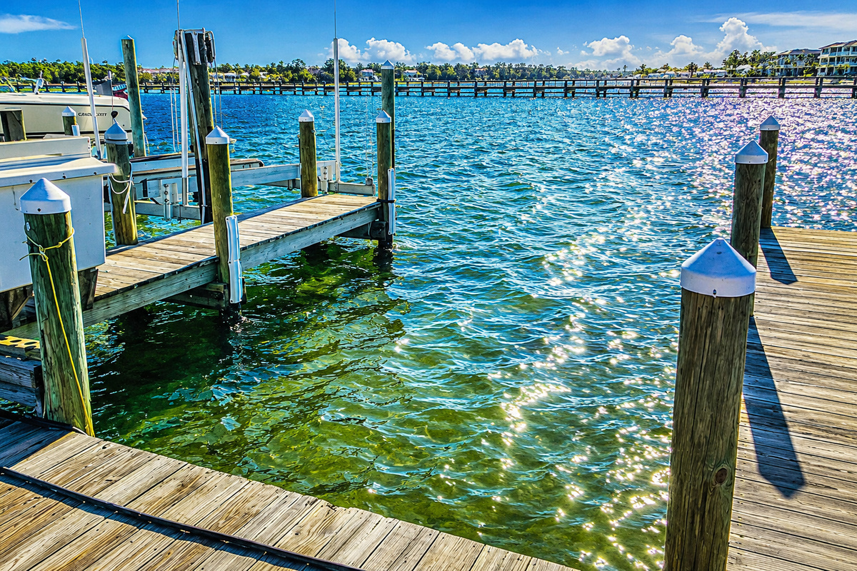 Bring the boat! An 18' boat slip is available to rent, giving you easy access to the water right from the property.