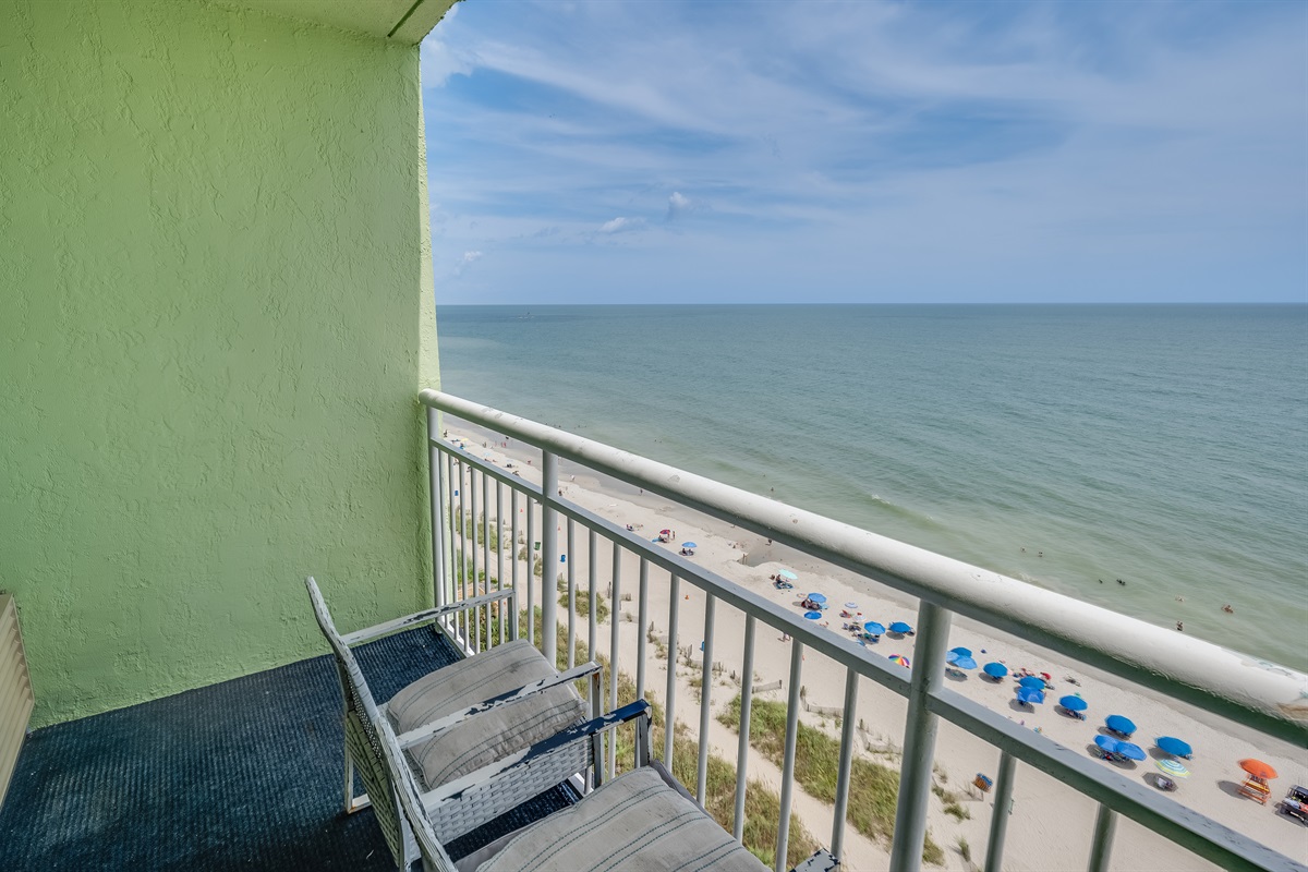 Breathtaking Views from Balcony!